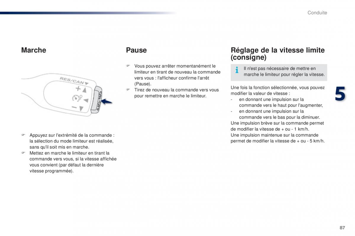 Peugeot 108 manuel du proprietaire / page 89