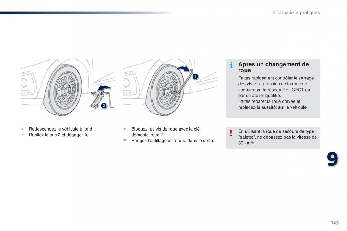 Peugeot 108 manuel du proprietaire / page 147