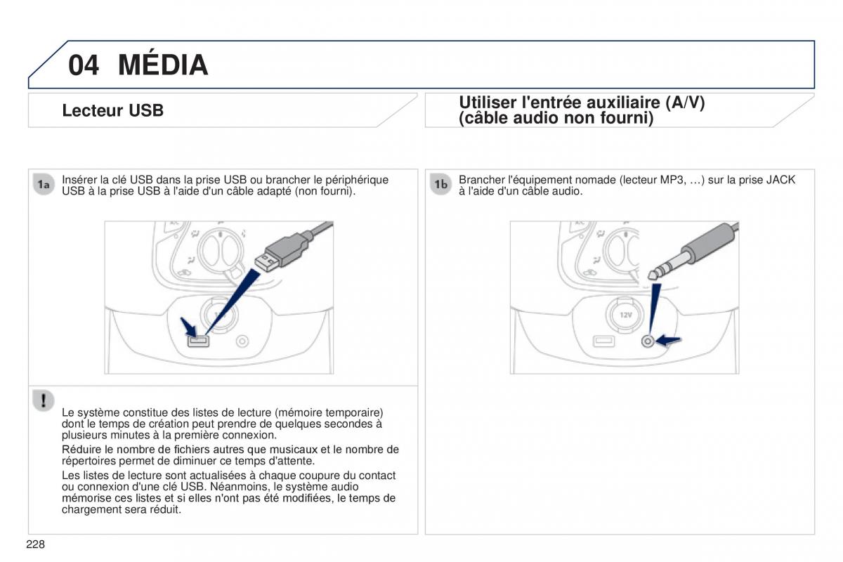 Peugeot 108 manuel du proprietaire / page 230