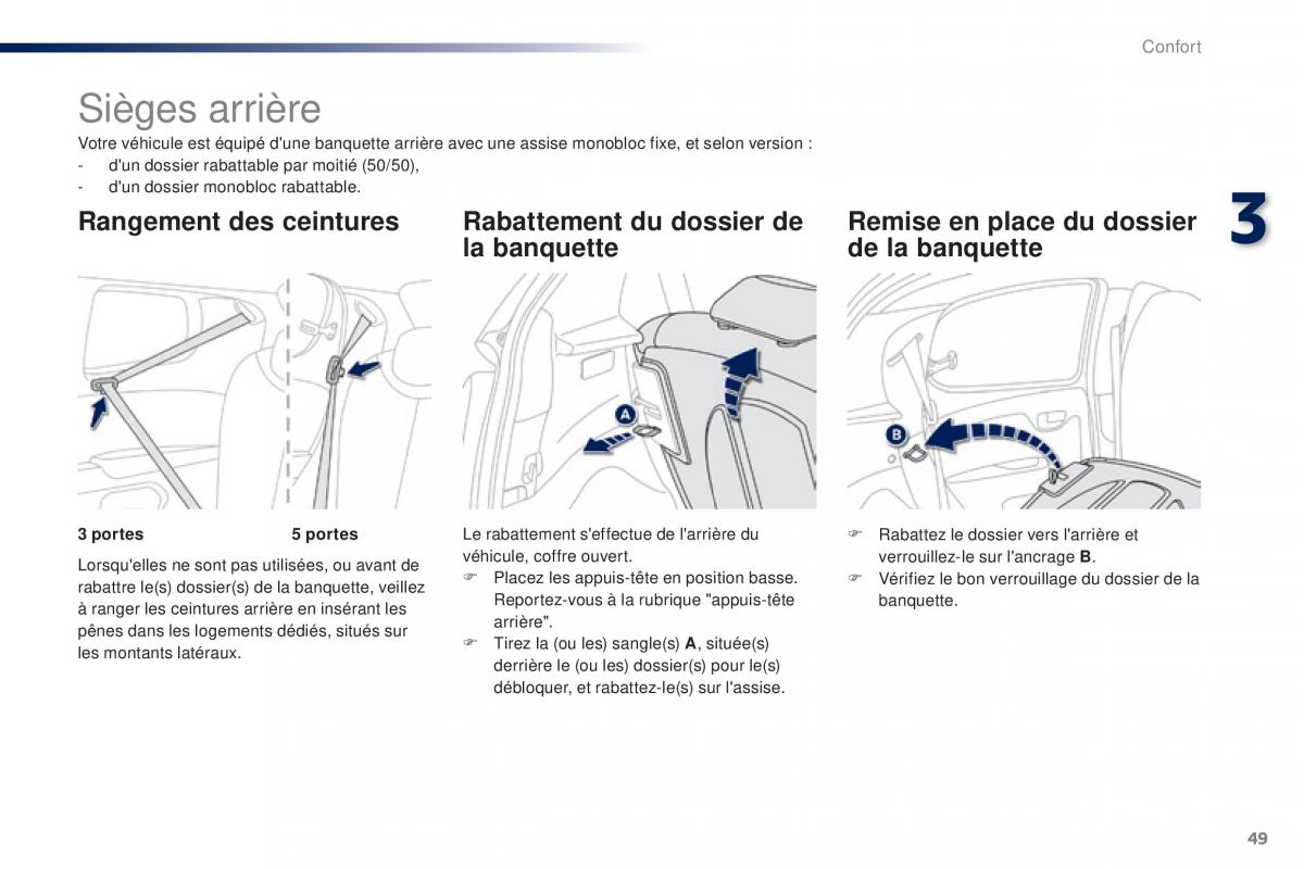 Peugeot 108 manuel du proprietaire / page 51