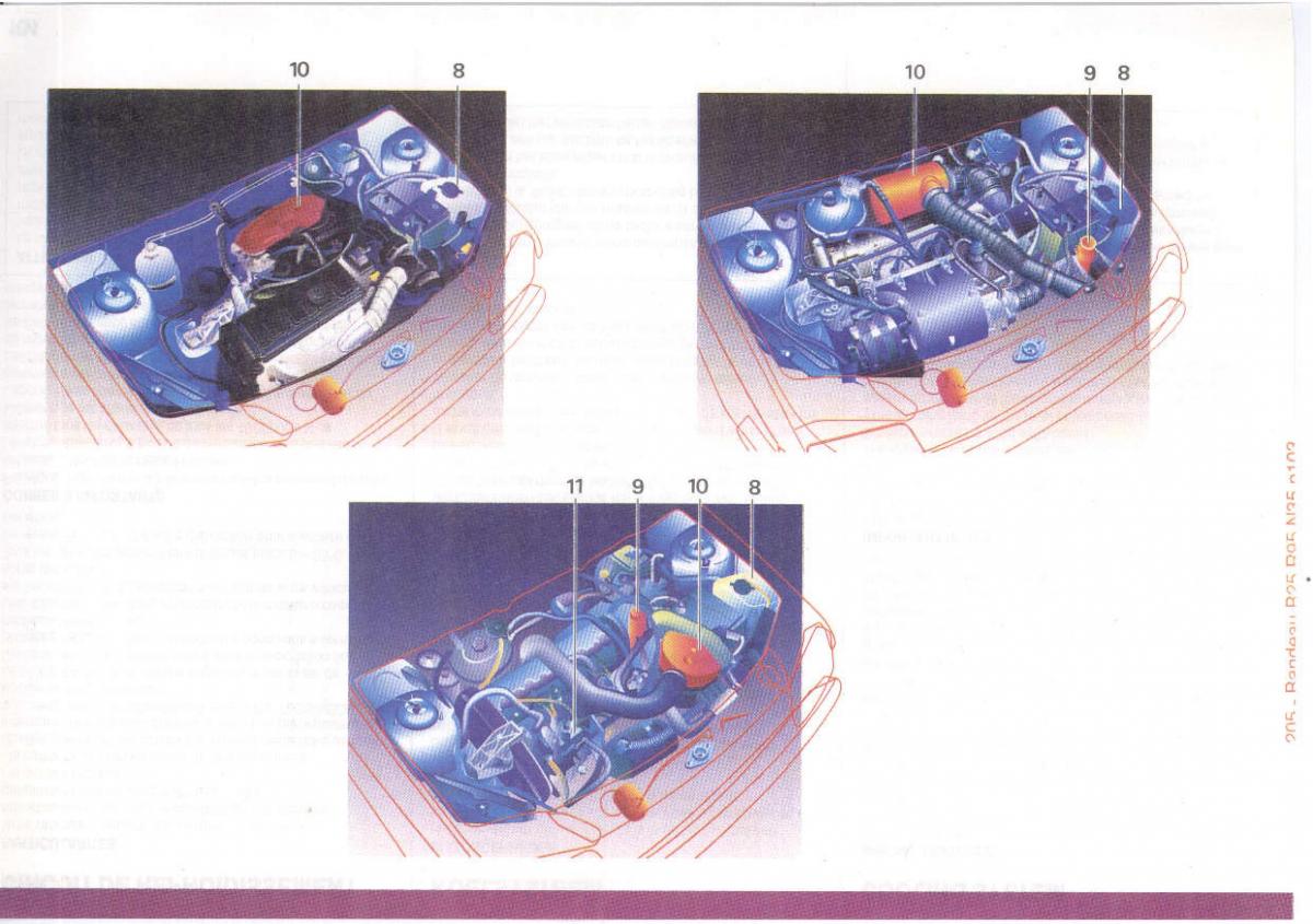 Peugeot 205 manuel du proprietaire / page 104