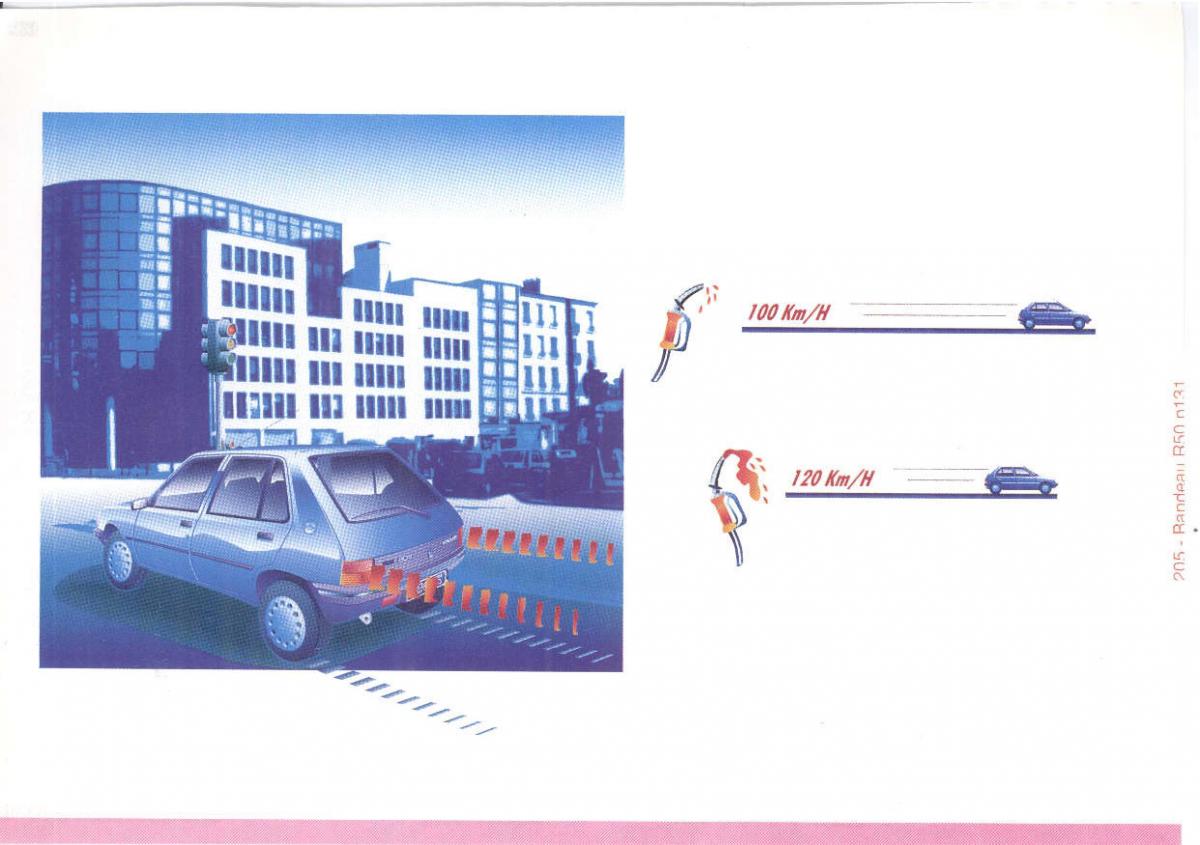 Peugeot 205 manuel du proprietaire / page 132