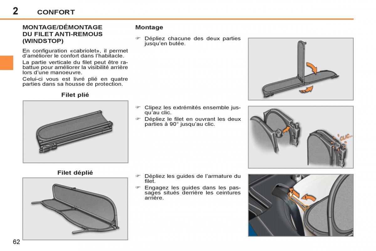 Peugeot 207 CC manuel du proprietaire / page 64