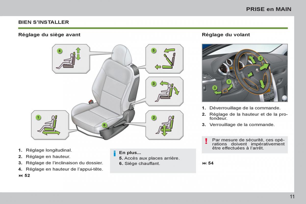 Peugeot 207 CC manuel du proprietaire / page 13