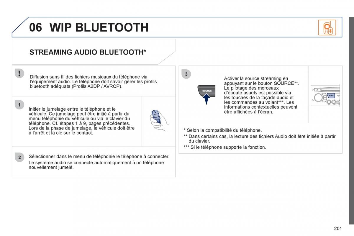 Peugeot 207 CC manuel du proprietaire / page 203