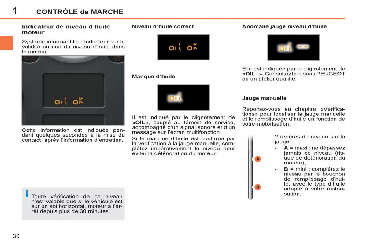 Peugeot 207 CC manuel du proprietaire / page 32