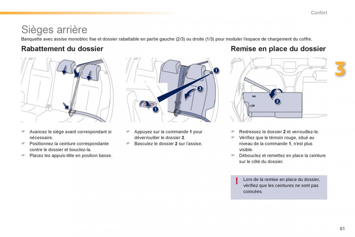 Peugeot 208 manuel du proprietaire / page 63