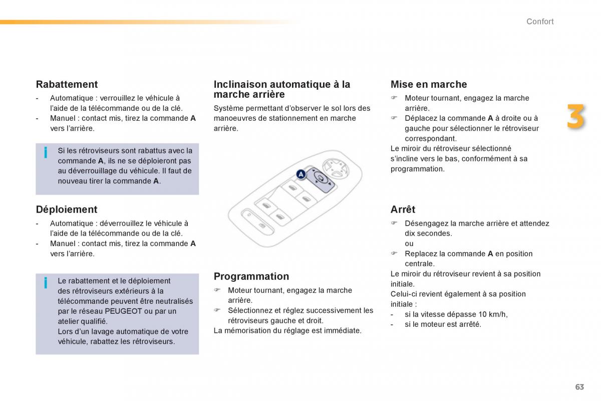 Peugeot 208 manuel du proprietaire / page 65