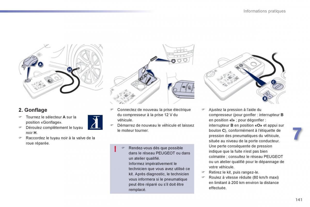 Peugeot 208 manuel du proprietaire / page 143