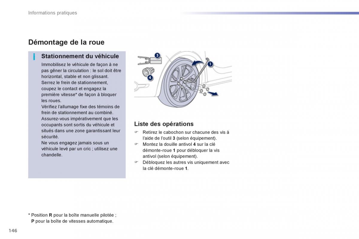 Peugeot 208 manuel du proprietaire / page 148