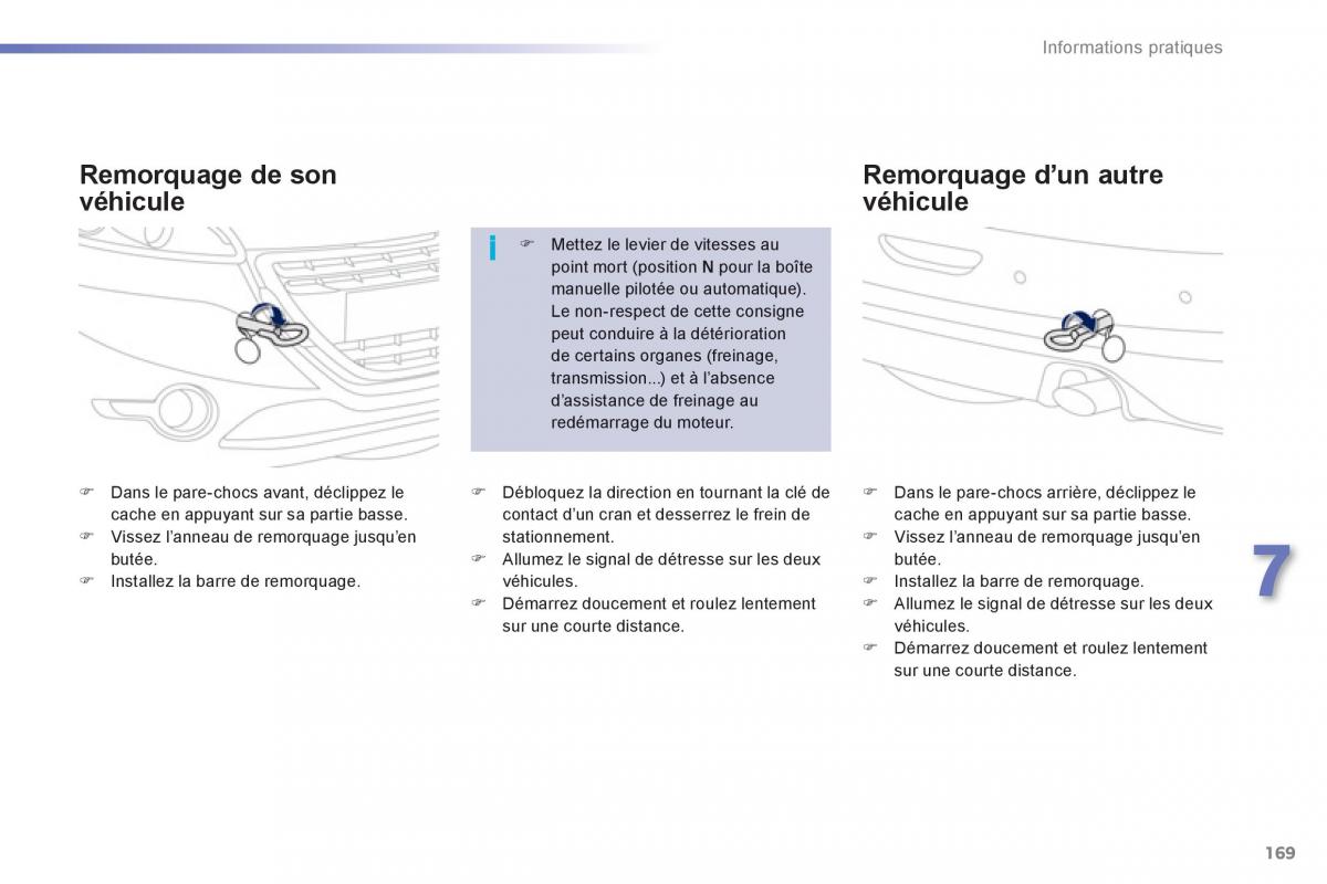 Peugeot 208 manuel du proprietaire / page 171