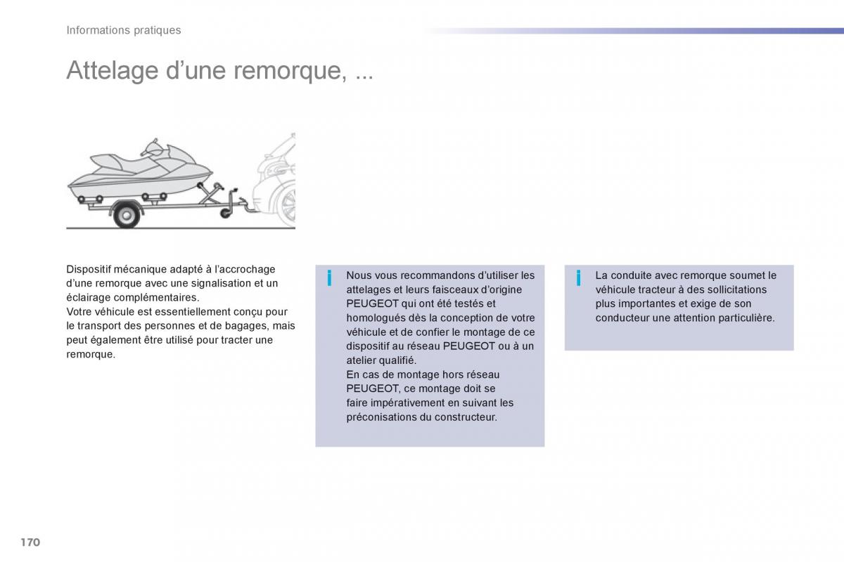 Peugeot 208 manuel du proprietaire / page 172