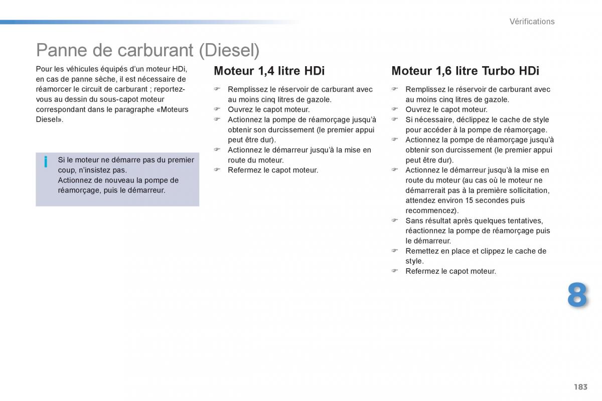 Peugeot 208 manuel du proprietaire / page 185