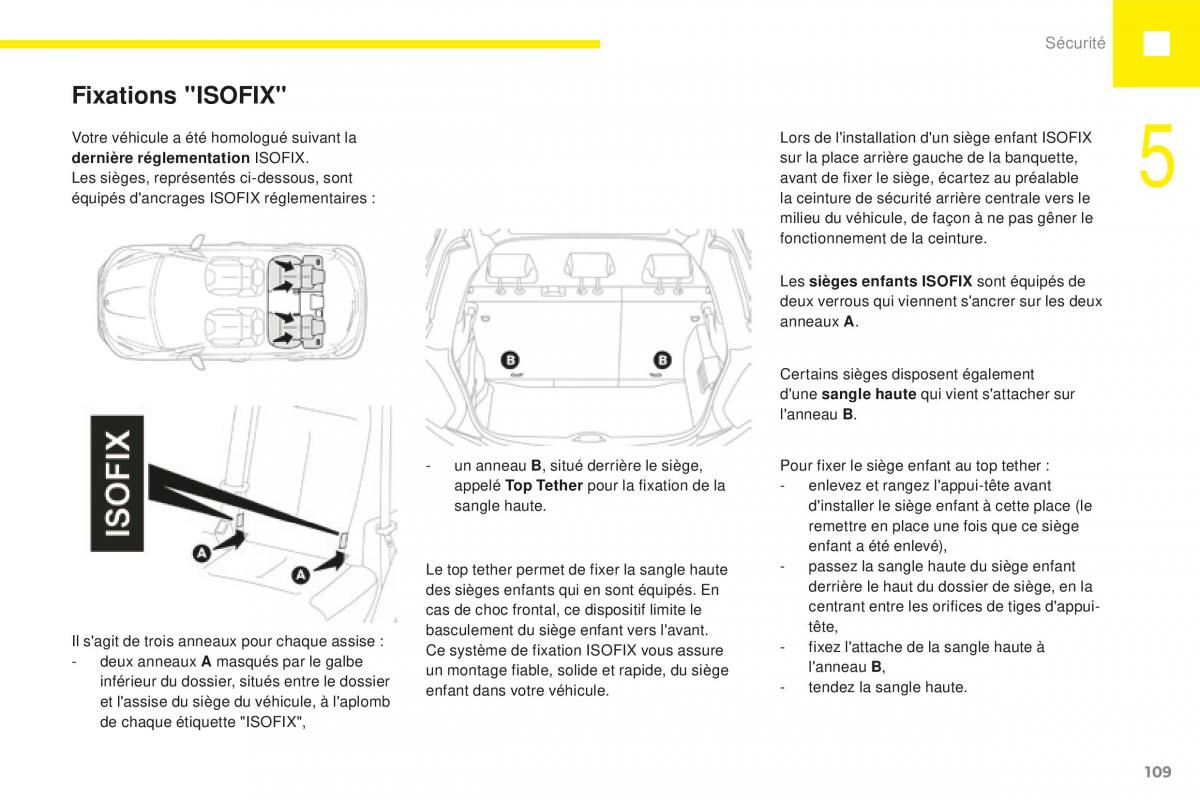 Peugeot 208 FL manuel du proprietaire / page 111