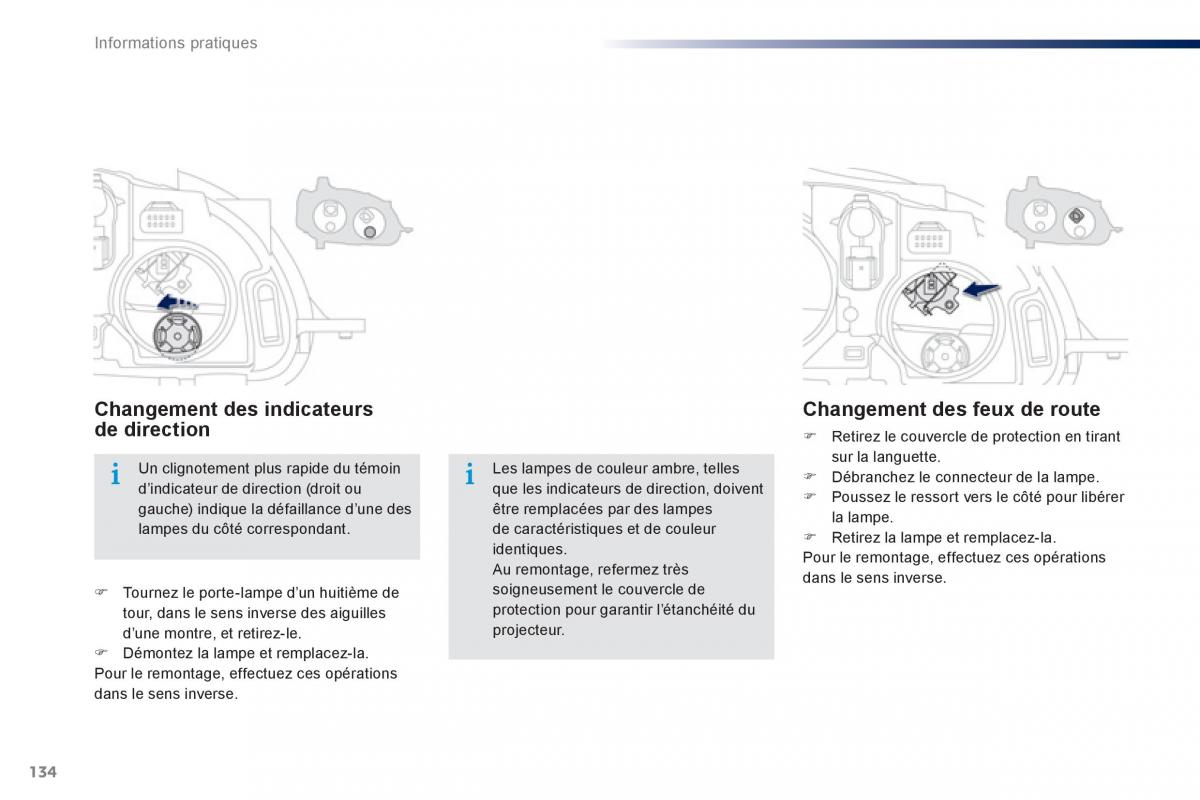 Peugeot 301 manuel du proprietaire / page 136