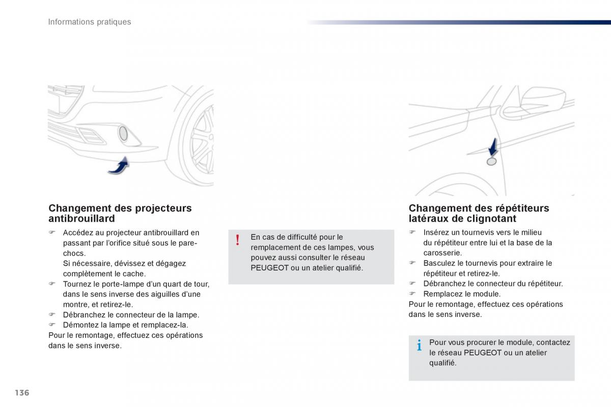 Peugeot 301 manuel du proprietaire / page 138