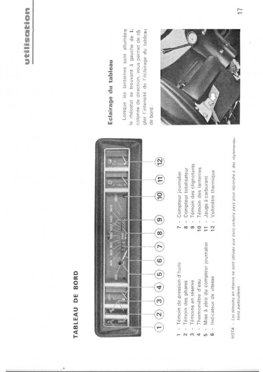 Peugeot 304 manuel du proprietaire / page 18