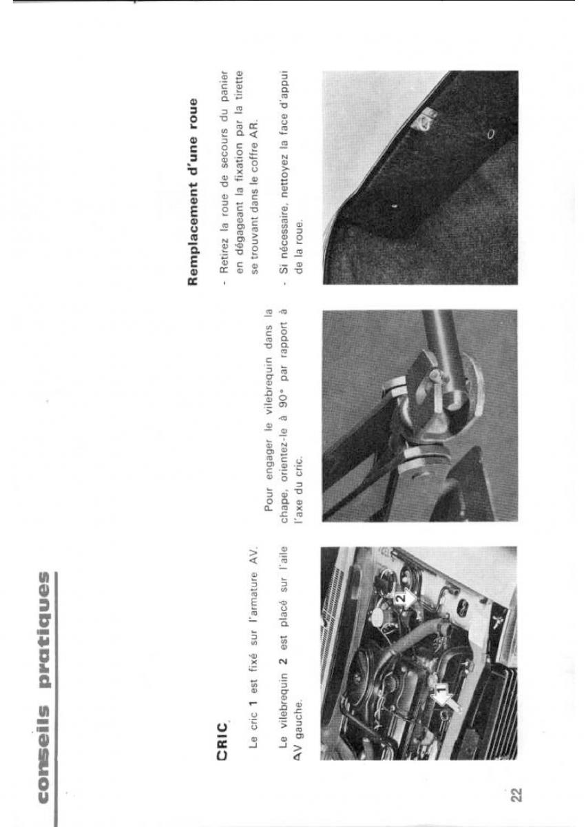 Peugeot 304 manuel du proprietaire / page 23