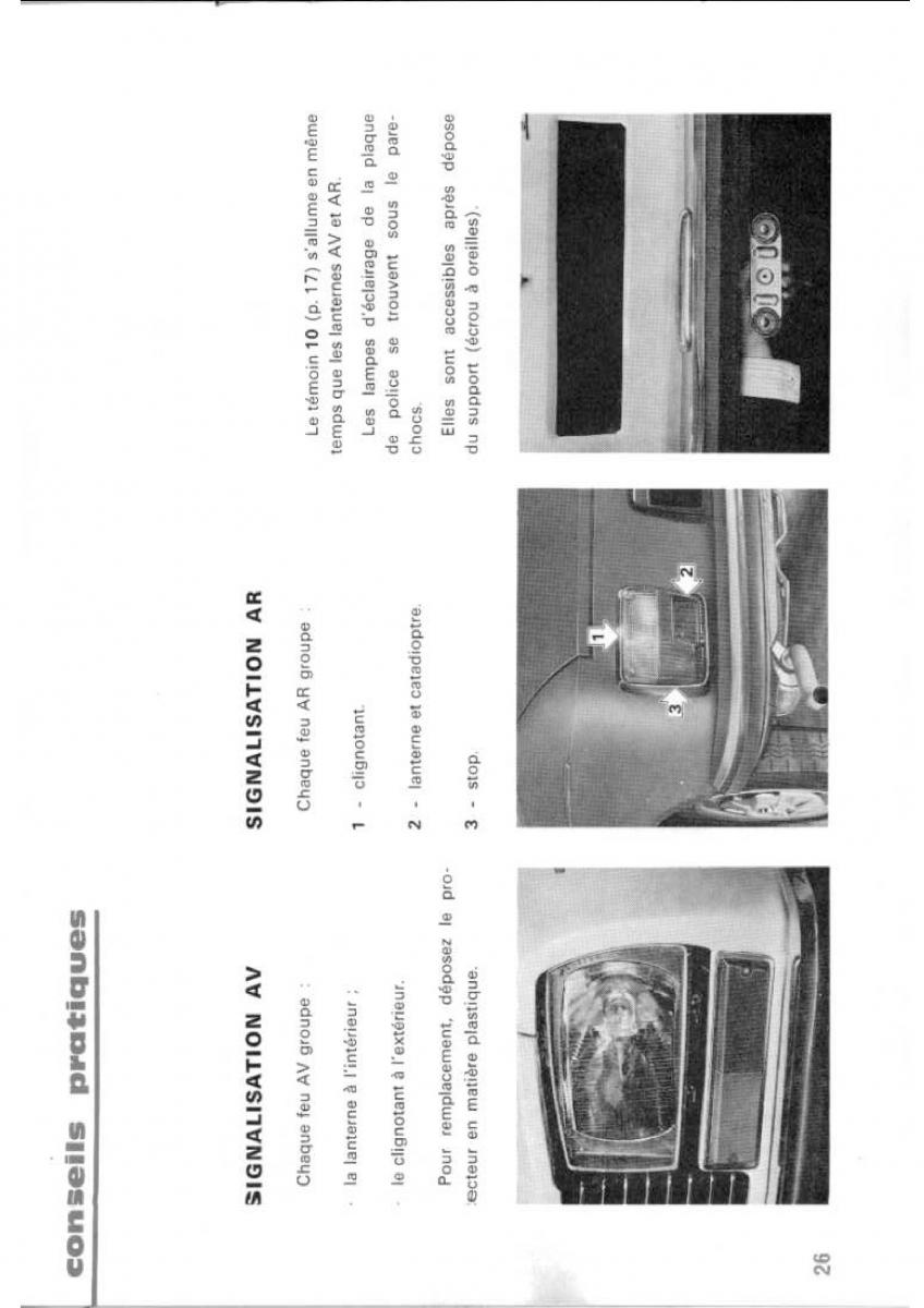 Peugeot 304 manuel du proprietaire / page 27