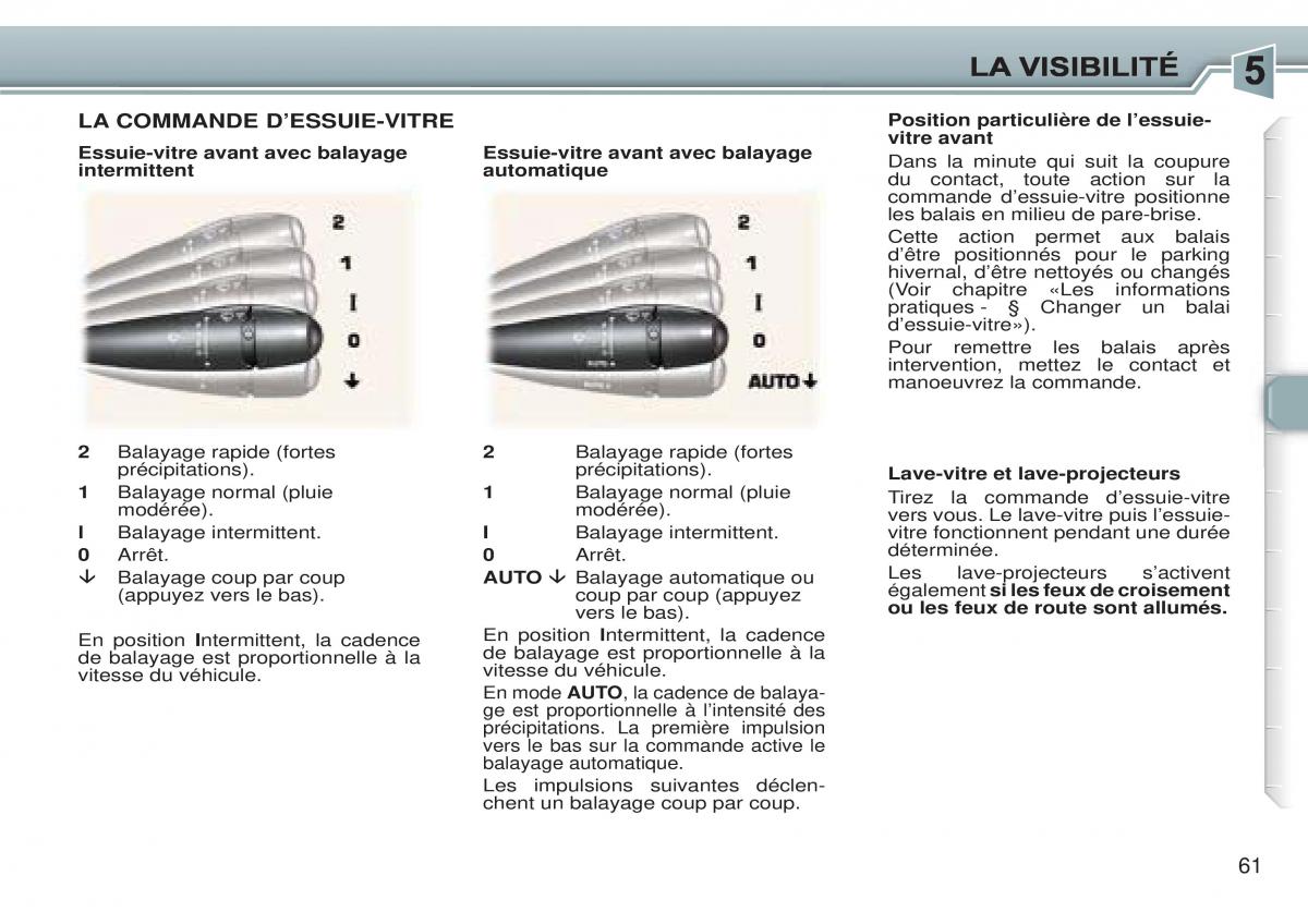 Peugeot 307 CC manuel du proprietaire / page 66