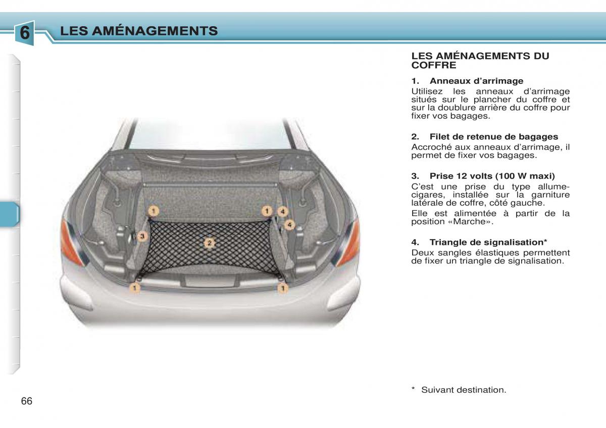 Peugeot 307 CC manuel du proprietaire / page 71