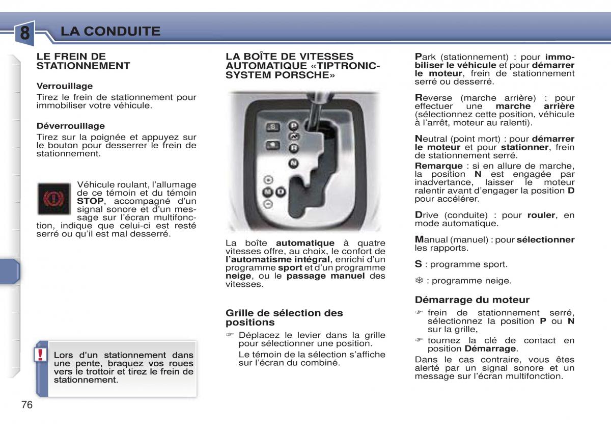 Peugeot 307 CC manuel du proprietaire / page 83