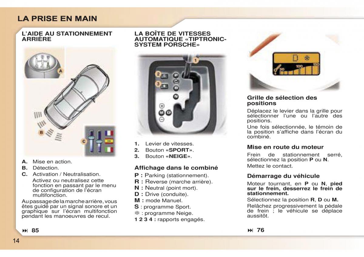 Peugeot 307 CC manuel du proprietaire / page 20