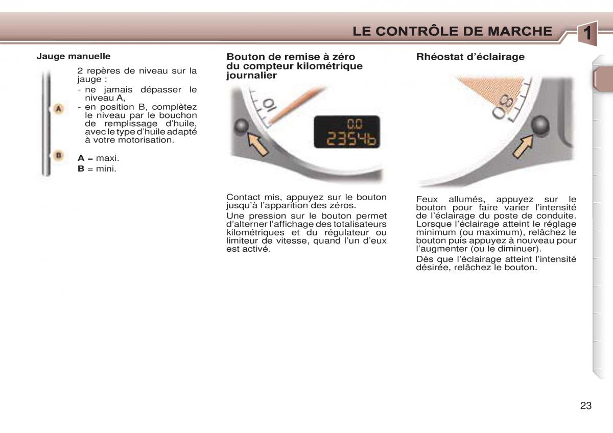 Peugeot 307 CC manuel du proprietaire / page 29