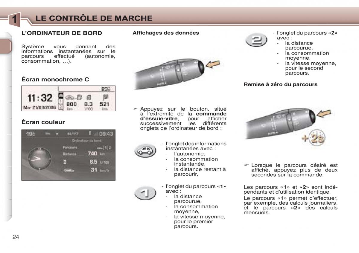 Peugeot 307 CC manuel du proprietaire / page 30