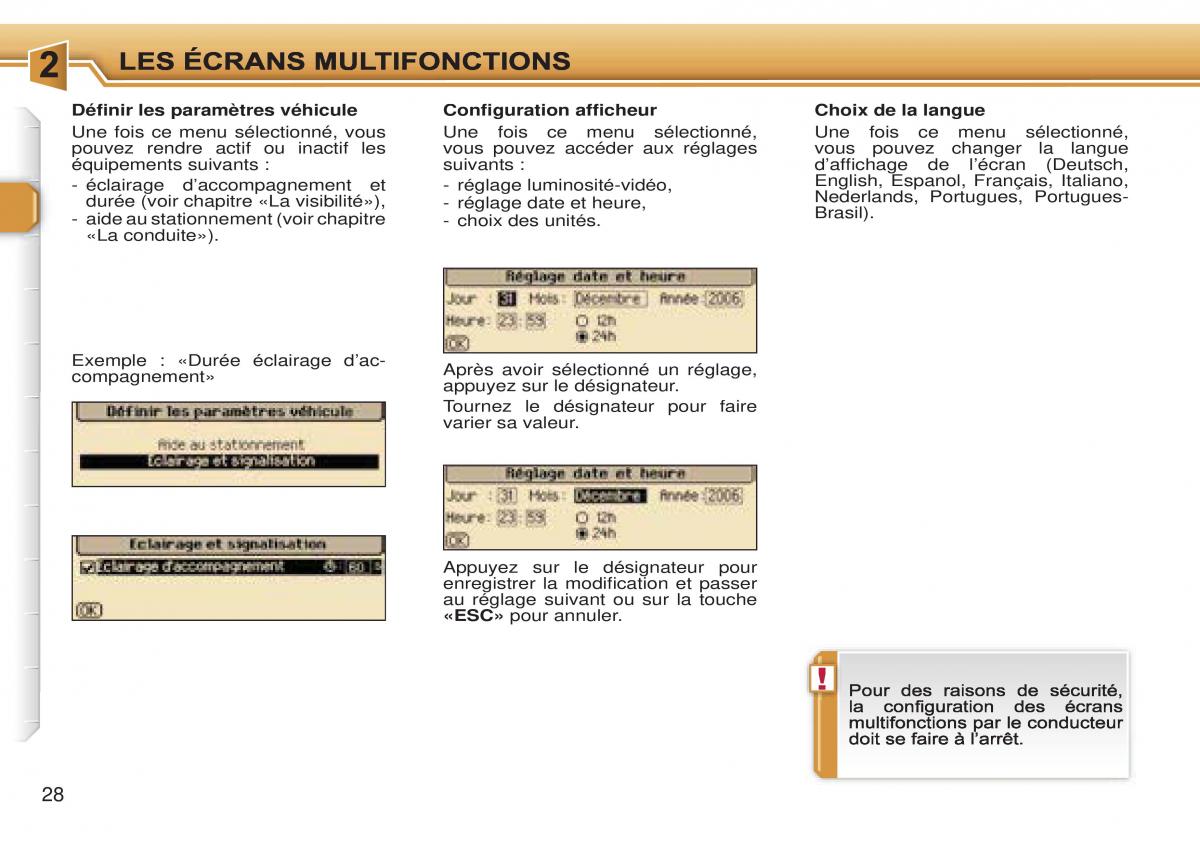 Peugeot 307 CC manuel du proprietaire / page 34