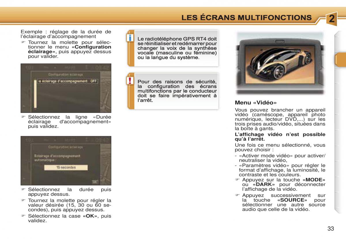 Peugeot 307 CC manuel du proprietaire / page 39