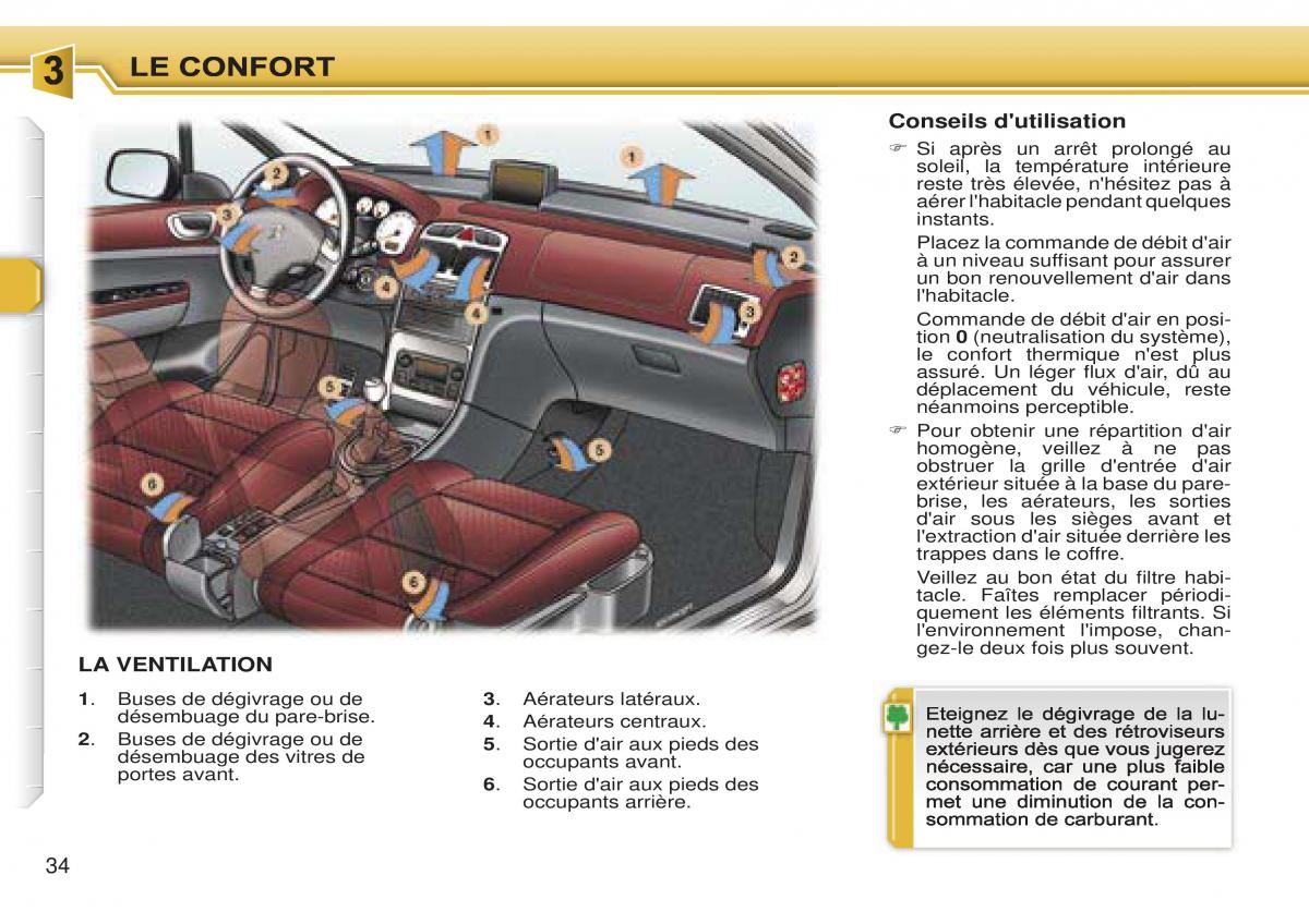 Peugeot 307 CC manuel du proprietaire / page 40