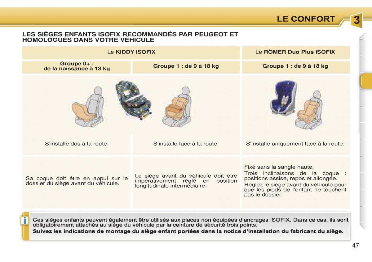 Peugeot 307 CC manuel du proprietaire / page 53