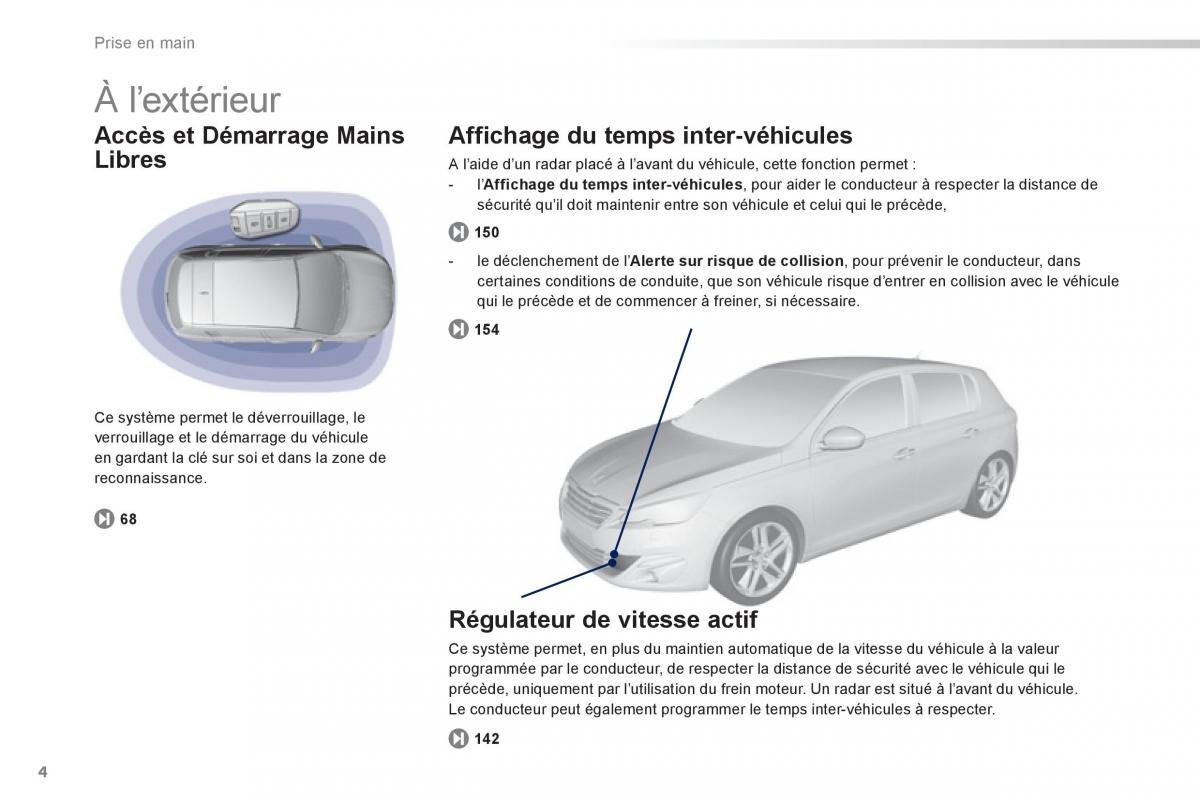 Peugeot 308 FL manuel du proprietaire / page 6