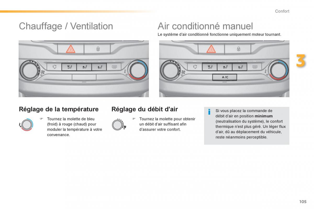 Peugeot 308 FL manuel du proprietaire / page 107