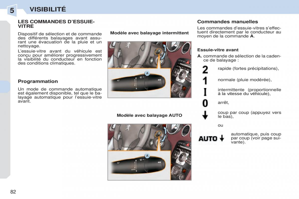 Peugeot 308 CC manuel du proprietaire / page 83