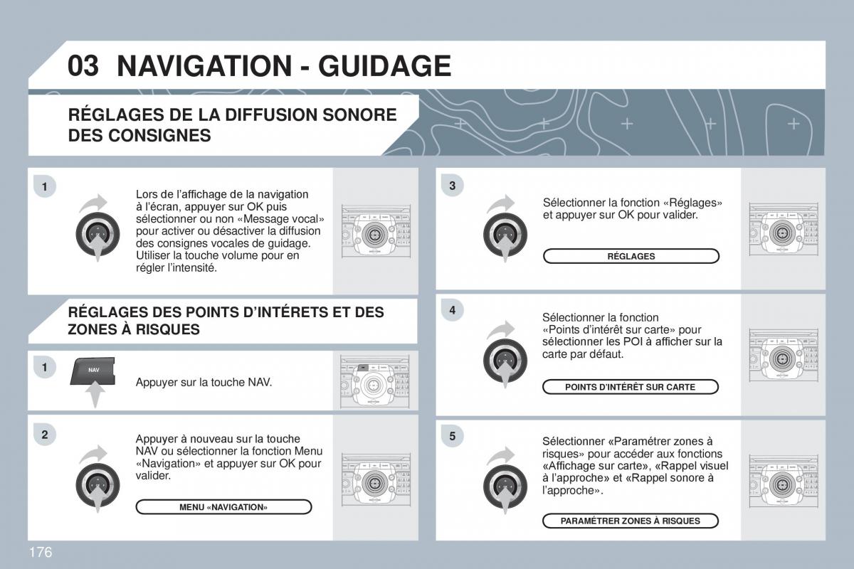 Peugeot 308 CC manuel du proprietaire / page 177