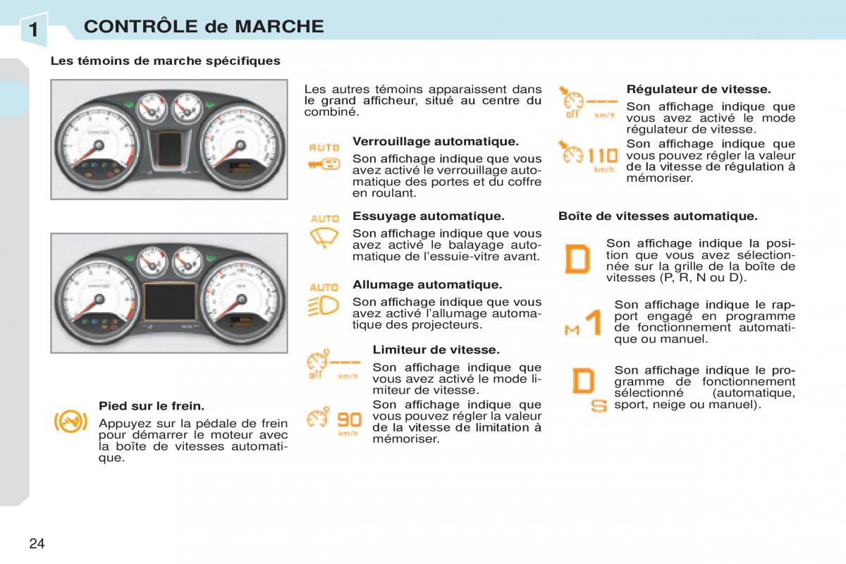 Peugeot 308 CC manuel du proprietaire / page 25