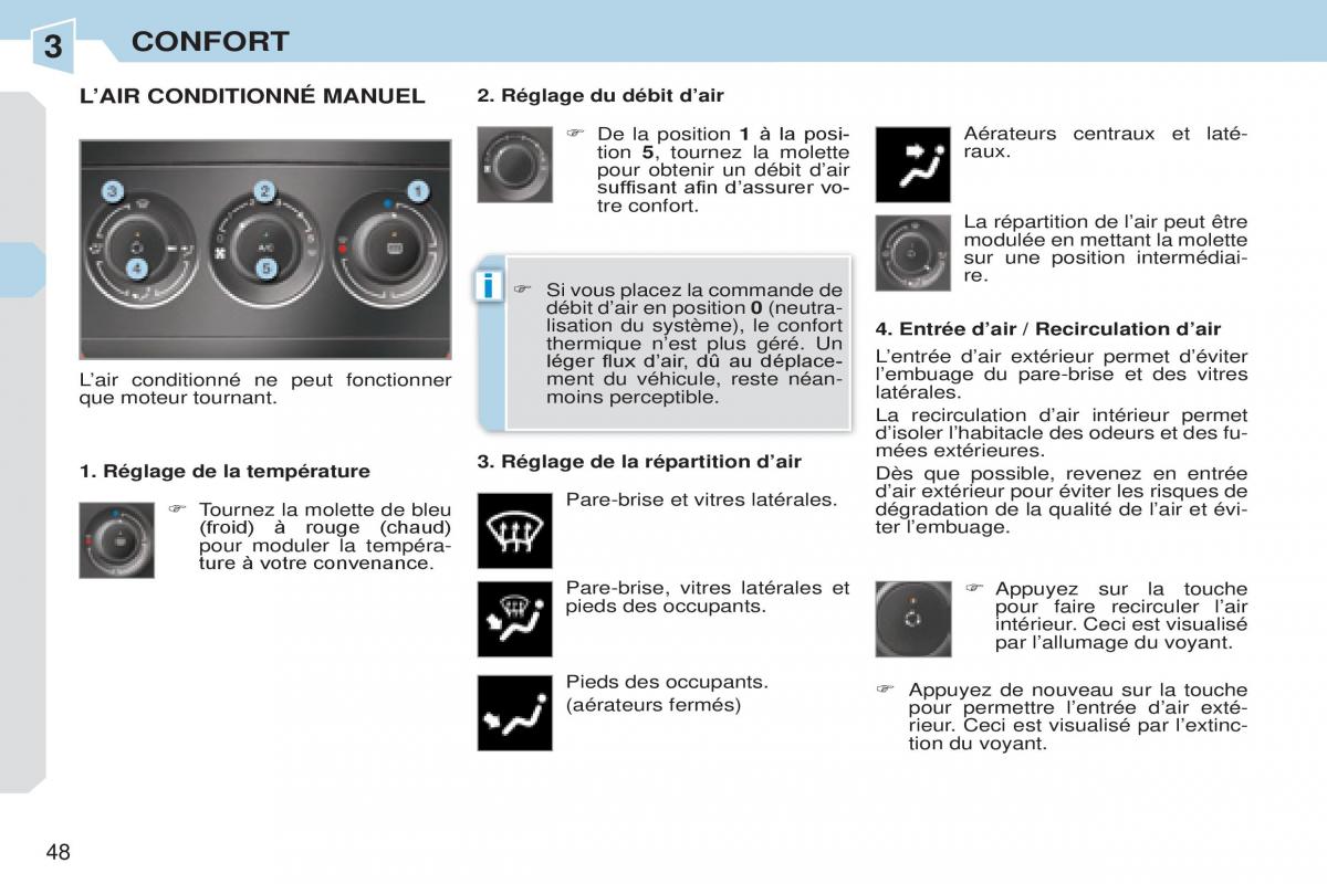 Peugeot 308 CC manuel du proprietaire / page 49