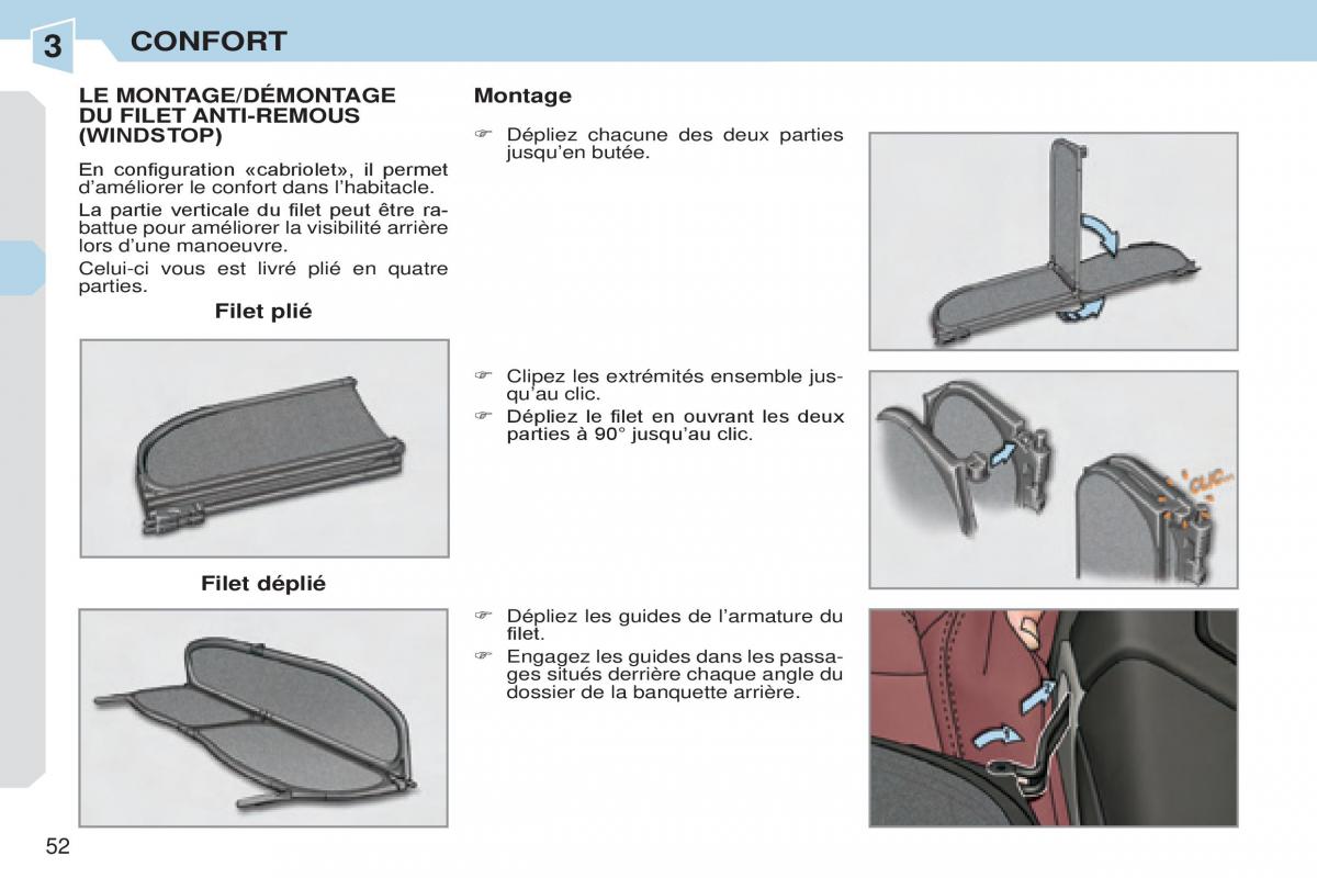 Peugeot 308 CC manuel du proprietaire / page 53