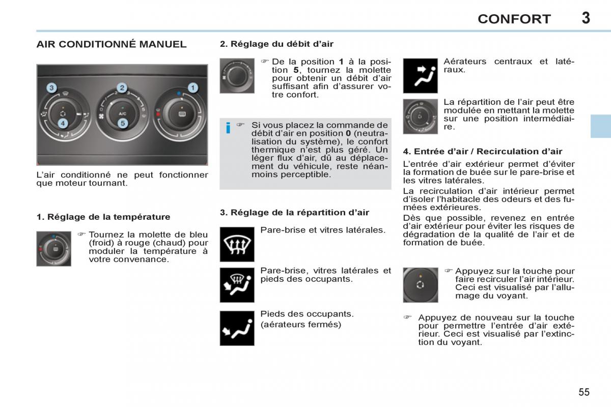 Peugeot 308 CC FL manuel du proprietaire / page 57