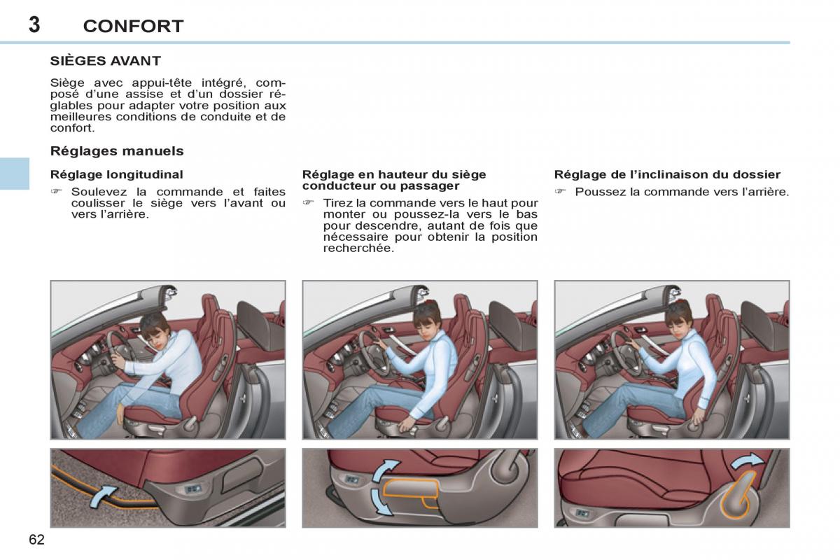 Peugeot 308 CC FL manuel du proprietaire / page 64