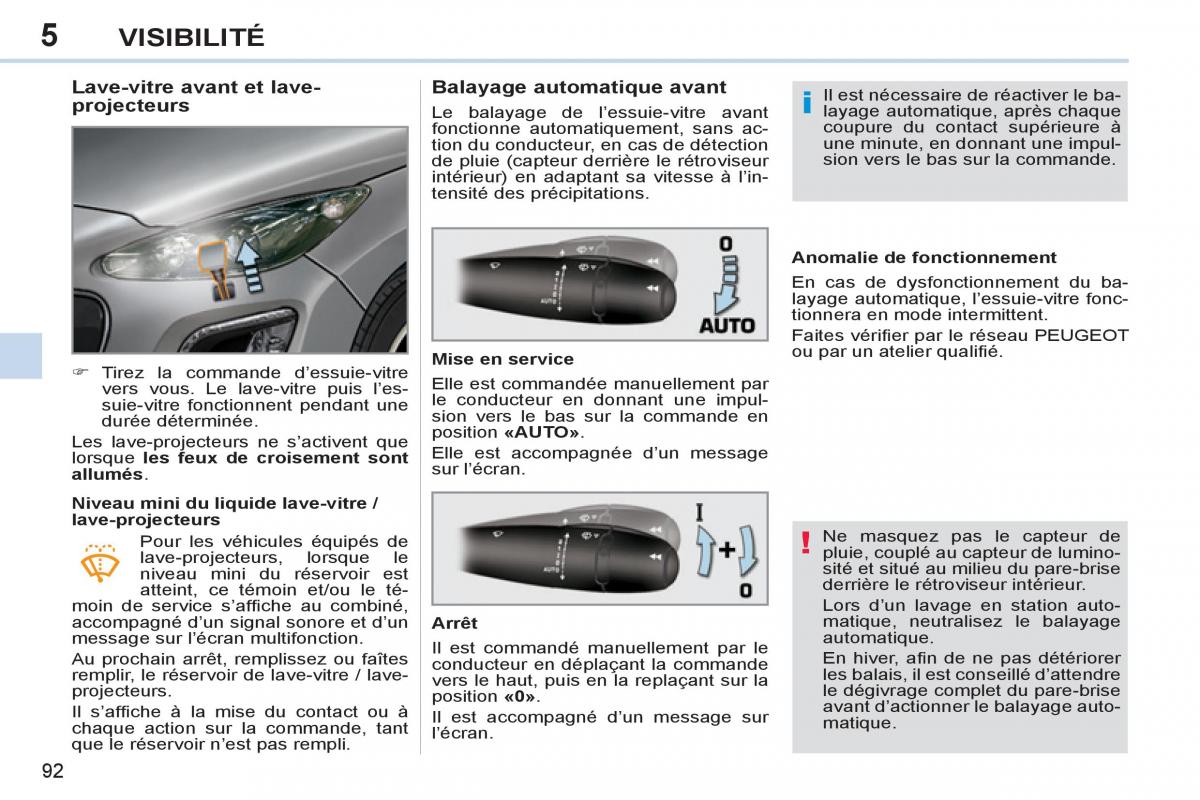 Peugeot 308 CC FL manuel du proprietaire / page 94