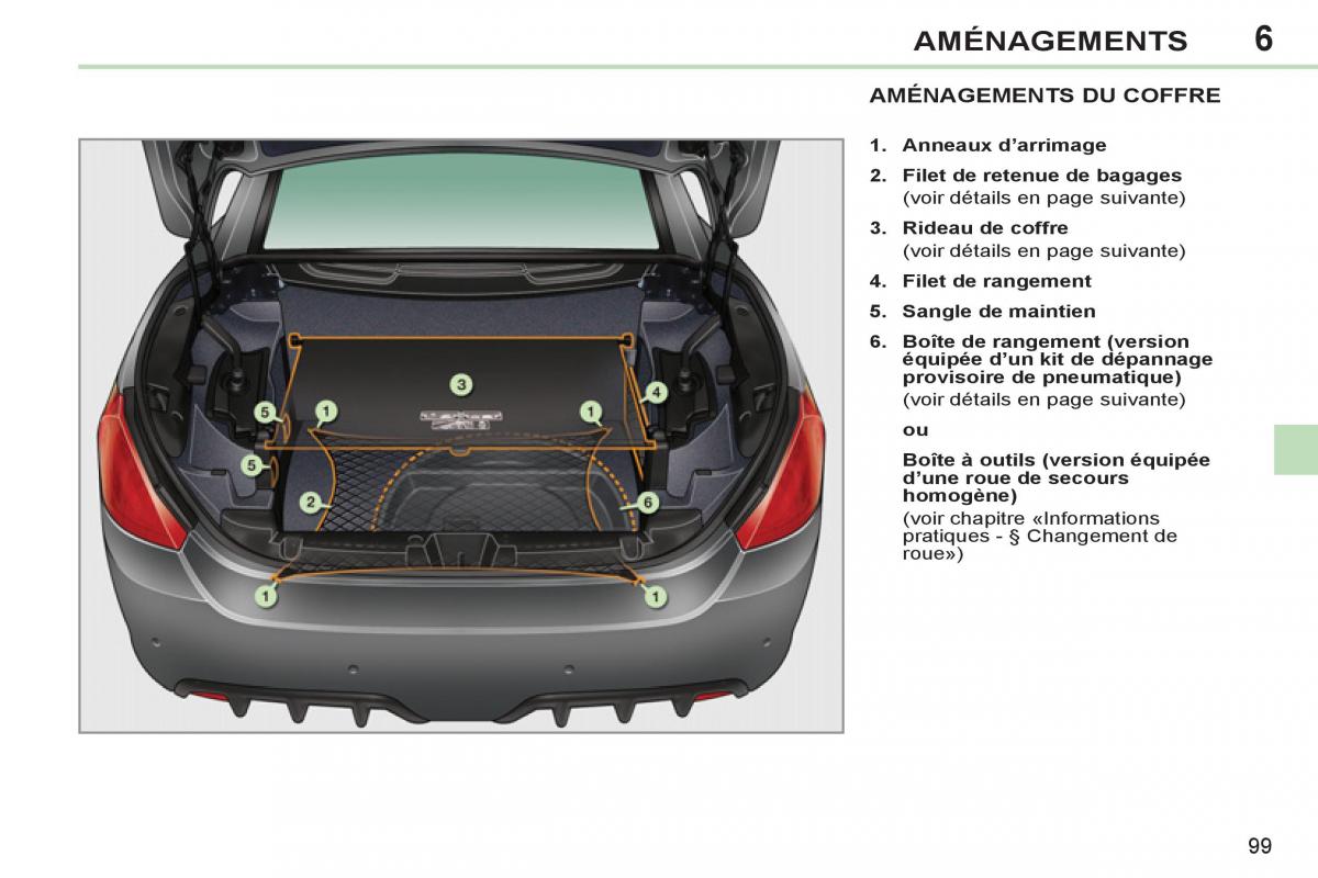 Peugeot 308 CC FL manuel du proprietaire / page 101