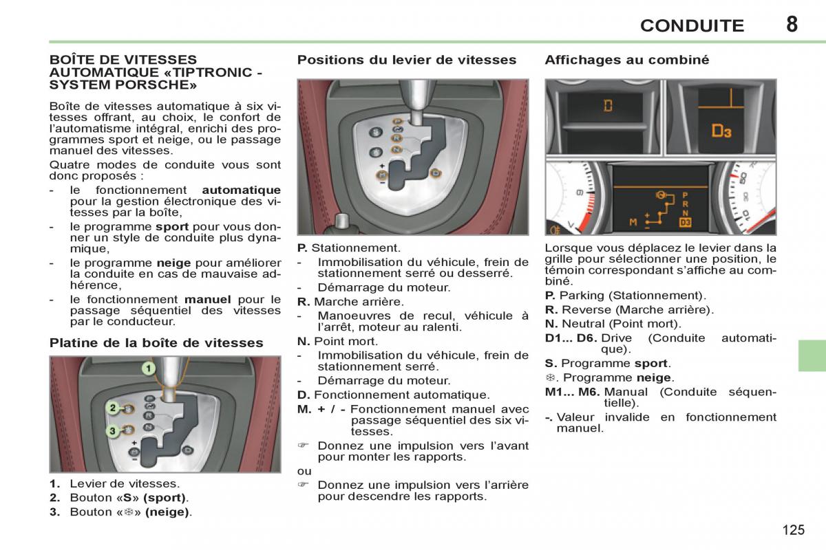 Peugeot 308 CC FL manuel du proprietaire / page 127