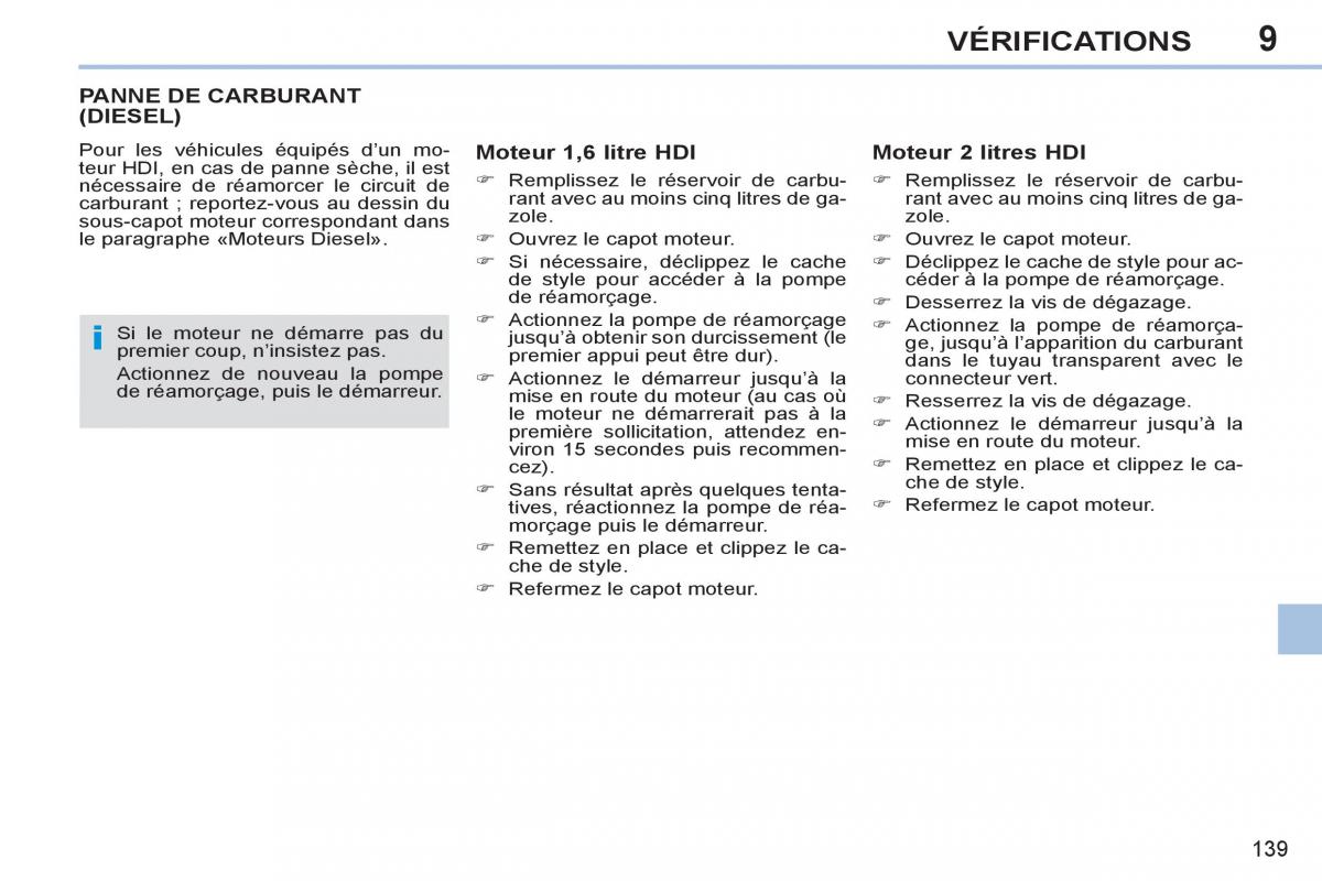 Peugeot 308 CC FL manuel du proprietaire / page 141