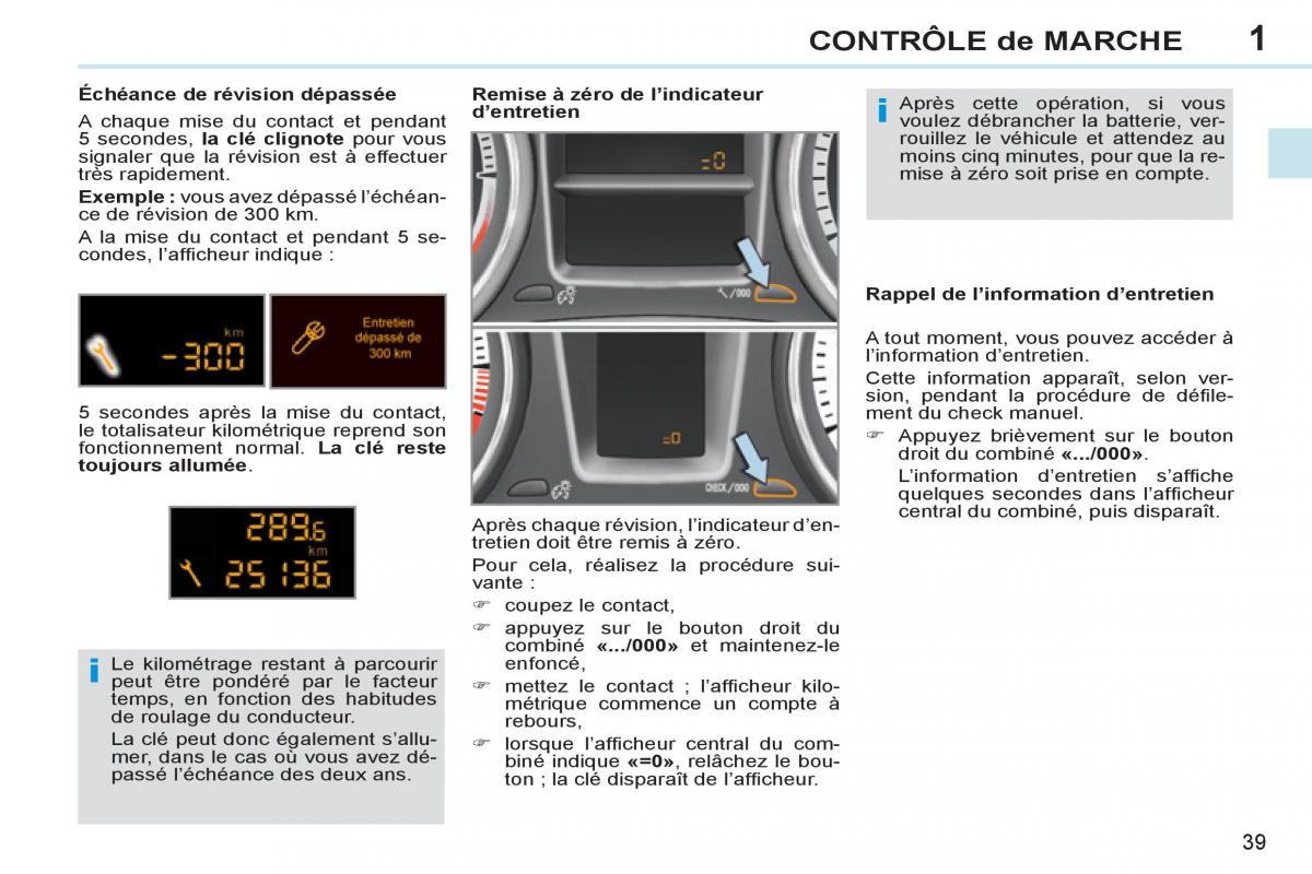 Peugeot 308 CC FL manuel du proprietaire / page 41