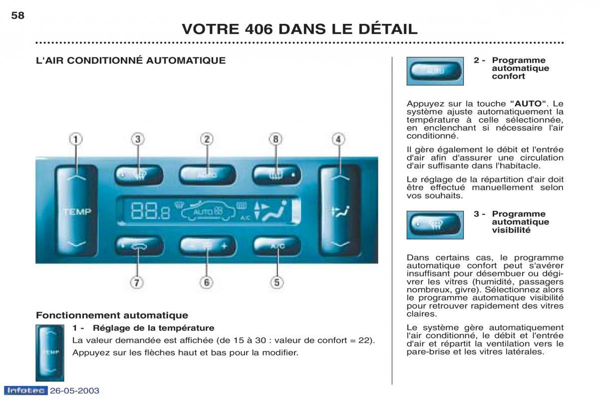 Peugeot 406 manuel du proprietaire / page 69