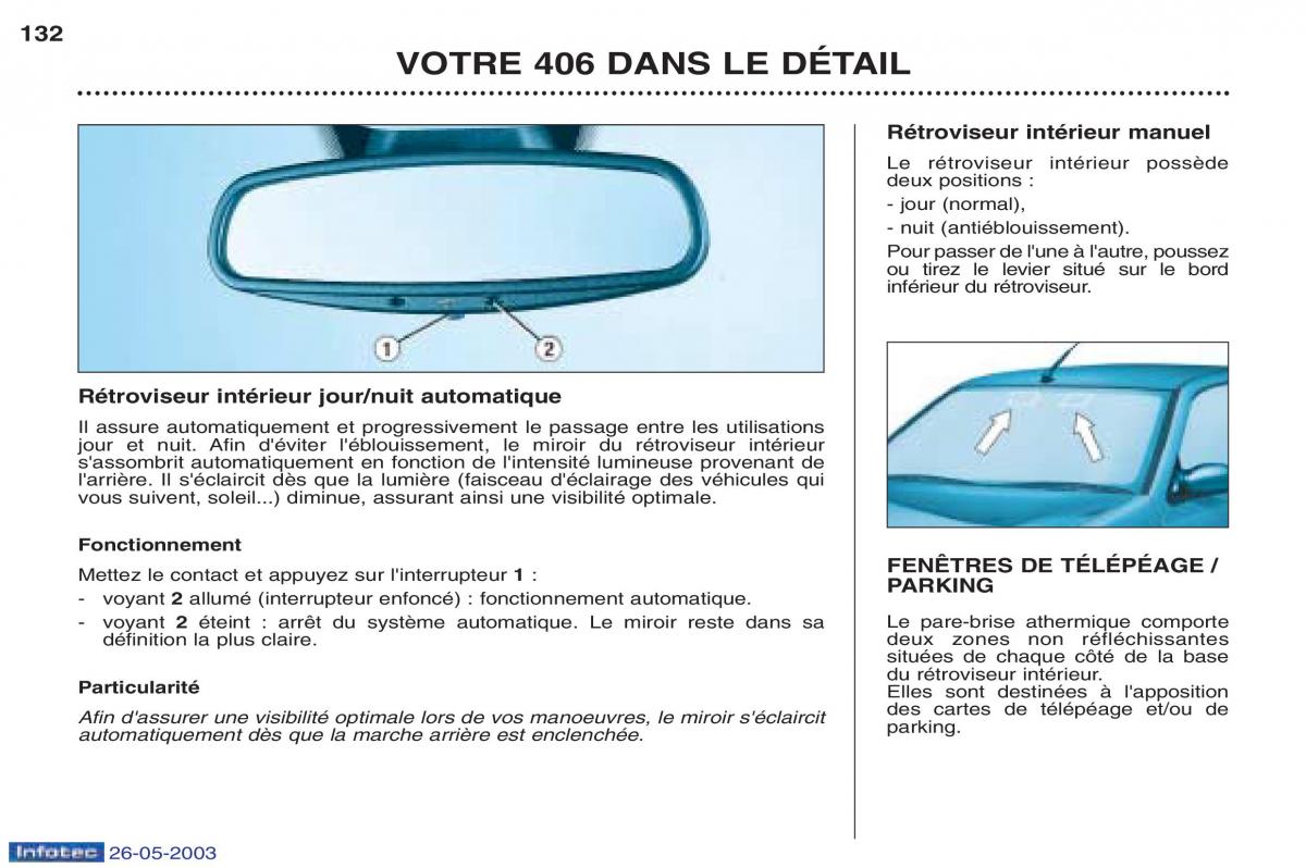 Peugeot 406 manuel du proprietaire / page 144