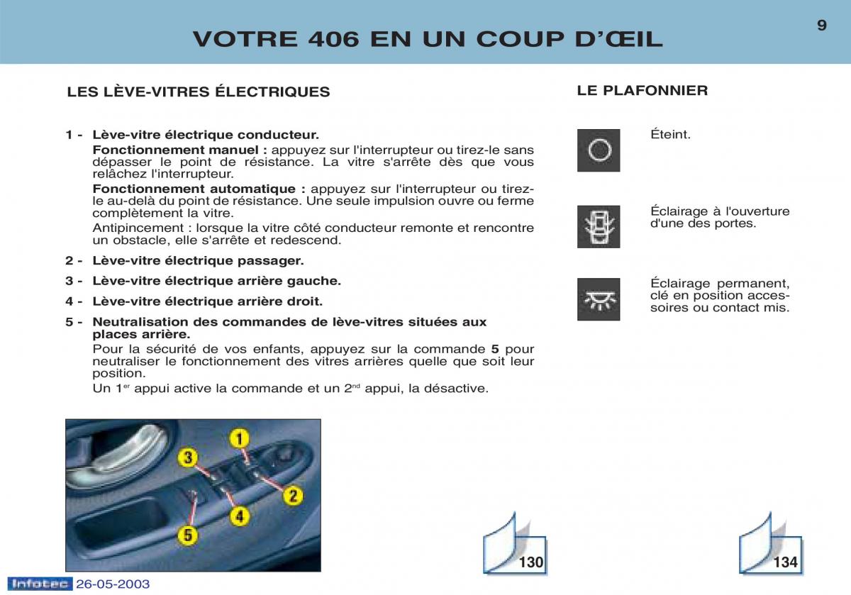 Peugeot 406 manuel du proprietaire / page 20